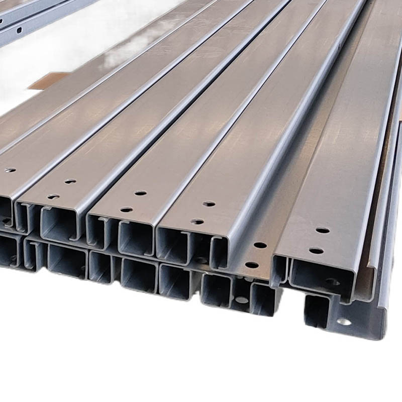 Galvanized Steel Rail Ground Mounting System Bracket Beams